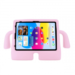 Barnfodral med ställ, iPadAir10.9/iPadPro11/iPad10.9, ljusrosa