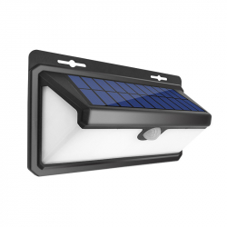 Väggmonterad solcellslampa för utomhusbruk
