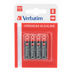 Verbatim AAA-batterier (LR03), 4-pack