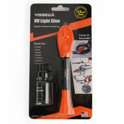 5 sekunders UV-lim + extra refill, Flytande plast, härdar blixtsnabbt