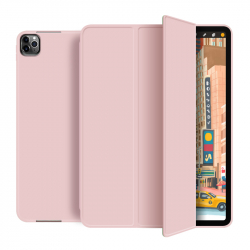 Läderfodral med ställ till iPad Pro 11 (2020), rosa