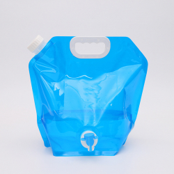 Vikbar vattenbehållare, 5L, blå