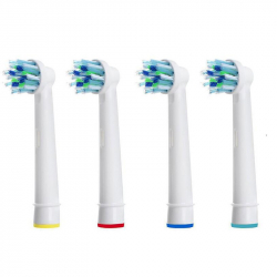 Oral-B kompatibla tandborsthuvuden EB-50A, Cross Action, 4-pack